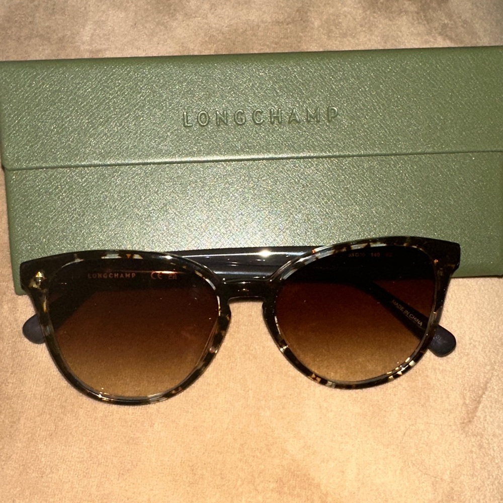 Longchamp Brown Tortoise Sunglasses